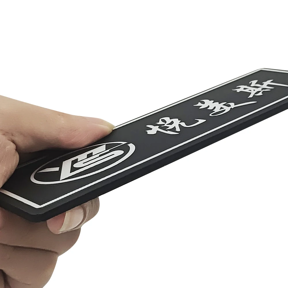 High quality business License plate advertising Custom Metal Crafts Casting Logo metal brand logo aluminum