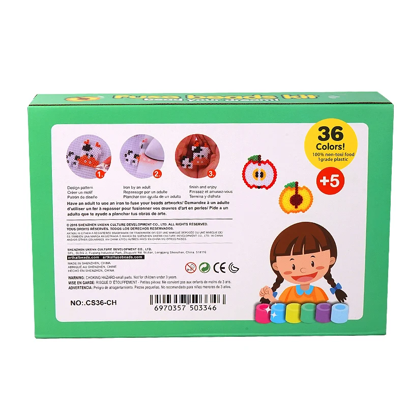 New Style Kids Creative Handmade Craft Toy Gift Fuse Beads Garden Series Perler Beads Toy Kit 5mm Hama Beads Diy Toy