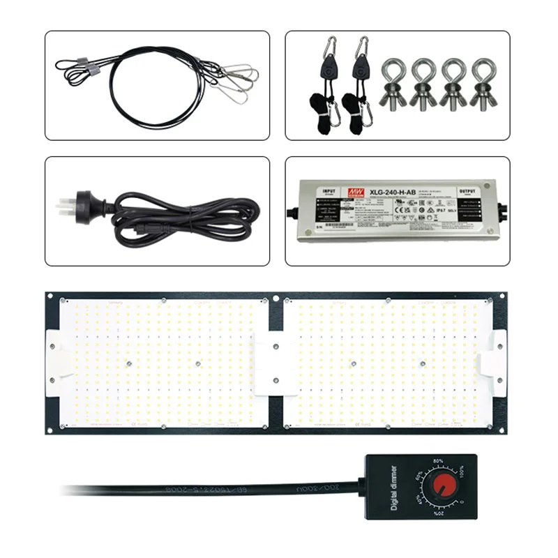 Free TAX to EU предварительно собранные UV + IR epistar 660 нм красный LM301H 240 Вт kingbrite 288 доски светодиодный светильник