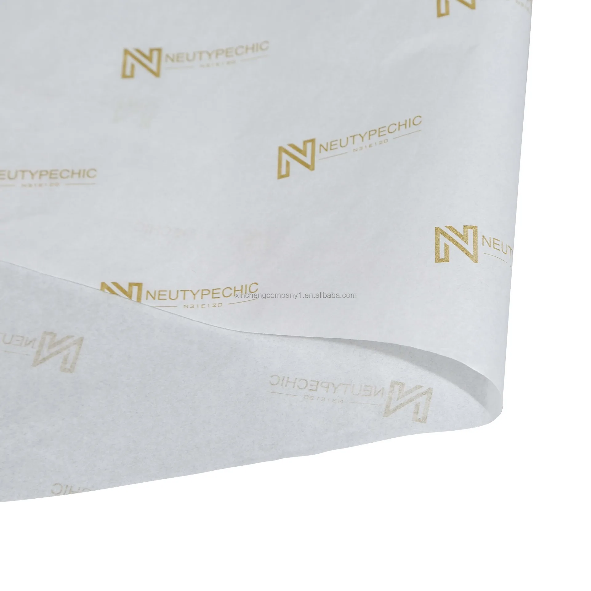 Custom Wrapping Tissue Paper Packaging Printed Gold Brand Logo Tissue Wrapping Paper For Packing