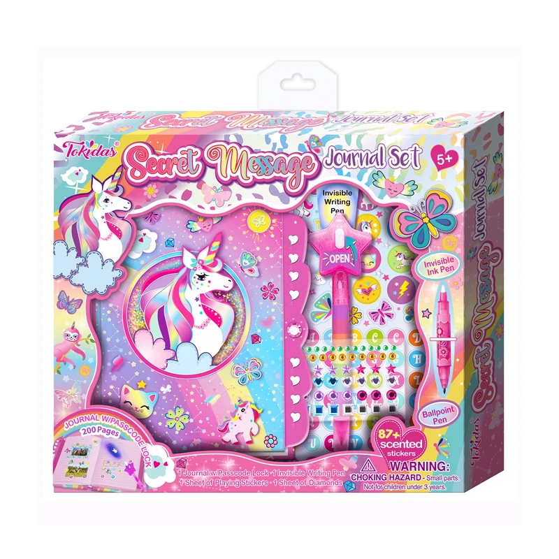 2024 custom  hardcover notebook materials notebook DIy Secret Book stick book write book notebook