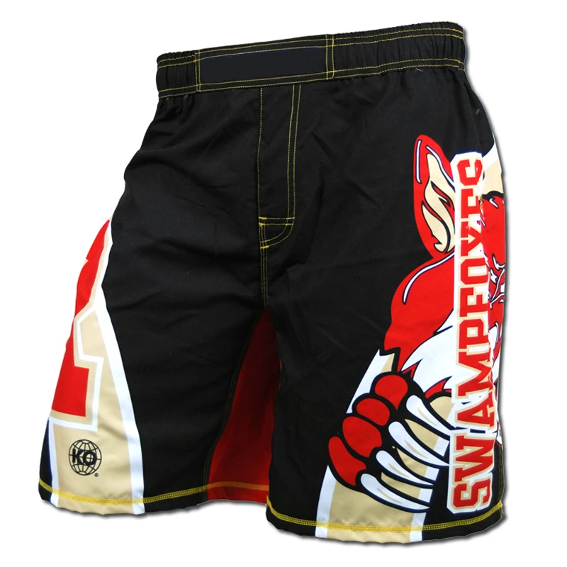 Custom printed plain plus size youth fight shorts mma short wholesale