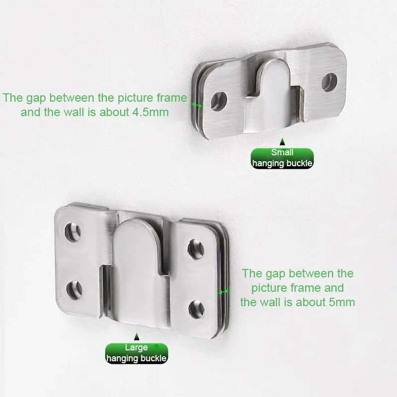 Locking Sectional Bracket Bed Picture Frame Hook Photo Hanging Accessories Metal Hinges Inside Connector Furniture Hardware Sofa