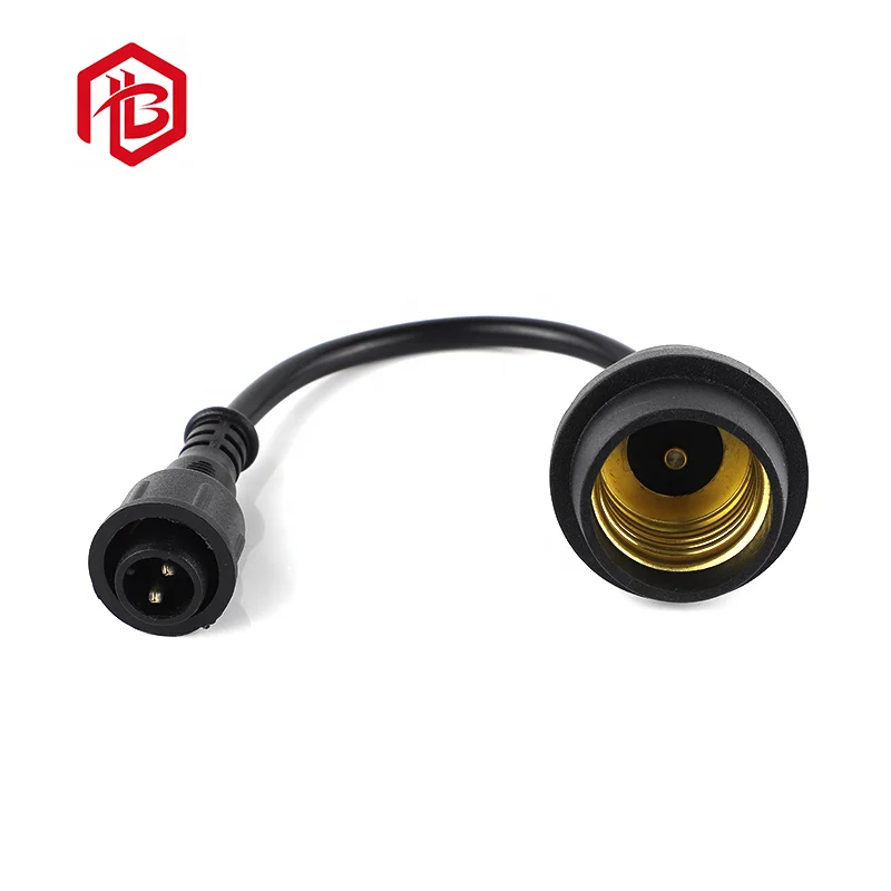  GYD LED lighting parts PVC ip65 waterproof bulb holder with clamp modern chrome soft e27 vintage retro lamp