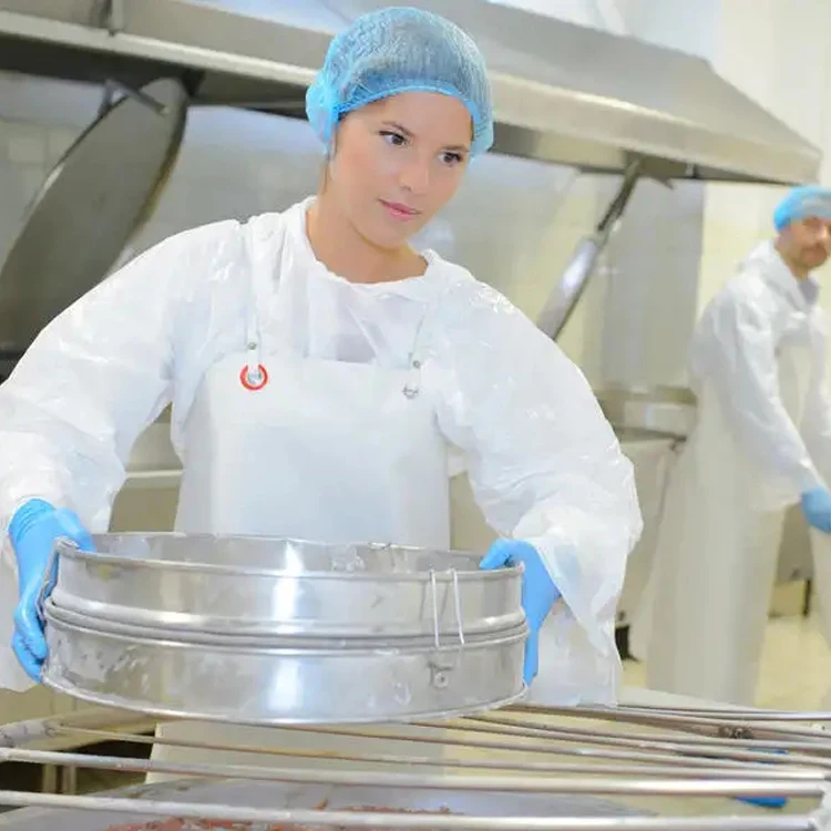 nitrile gloves food blue pure nitrile glove metal detectable nitrile glove