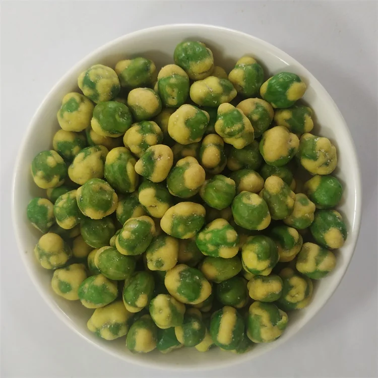 
Wholesale Wasabi Roasted Green Pea of Malaysia Type Bean Snacks 