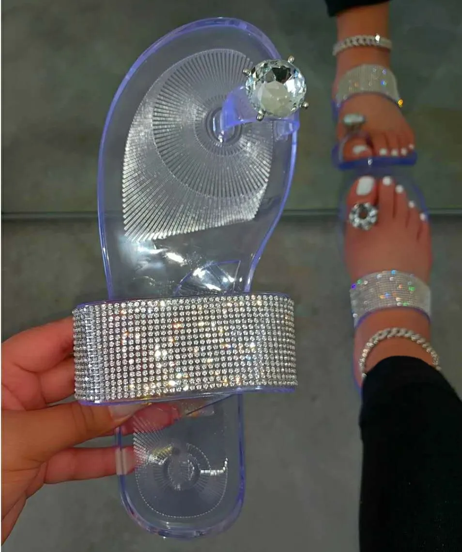 
LFQ-461 Slipers Womens Lady Slipper 2021 New Ladies Flat Shoes Beautiful And Cheap Luxury Rhinestones Women Slippers Wholesale 