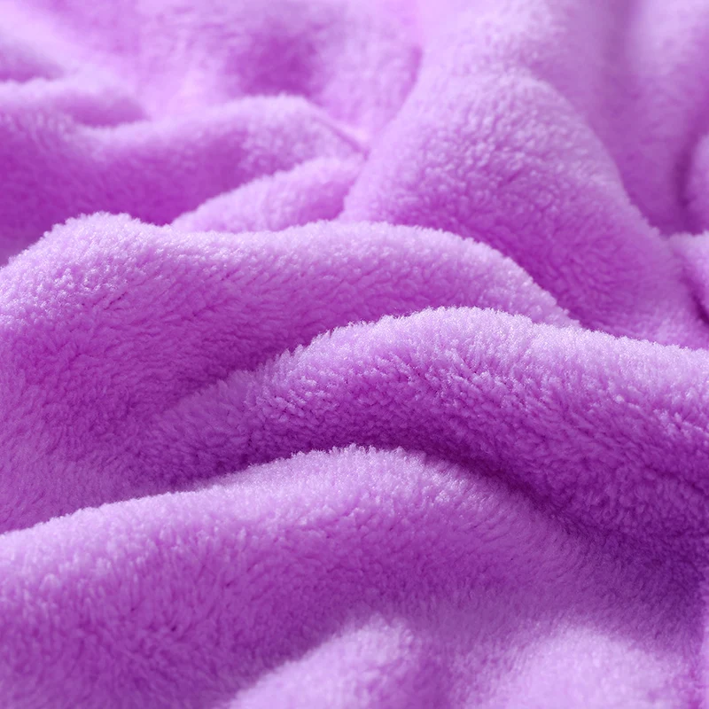 wholesale 2pcs set coral fleece bath custom blank Water Absorbent Plain Drying Ultra Fine Home Use Microfiber Bath Towel Set