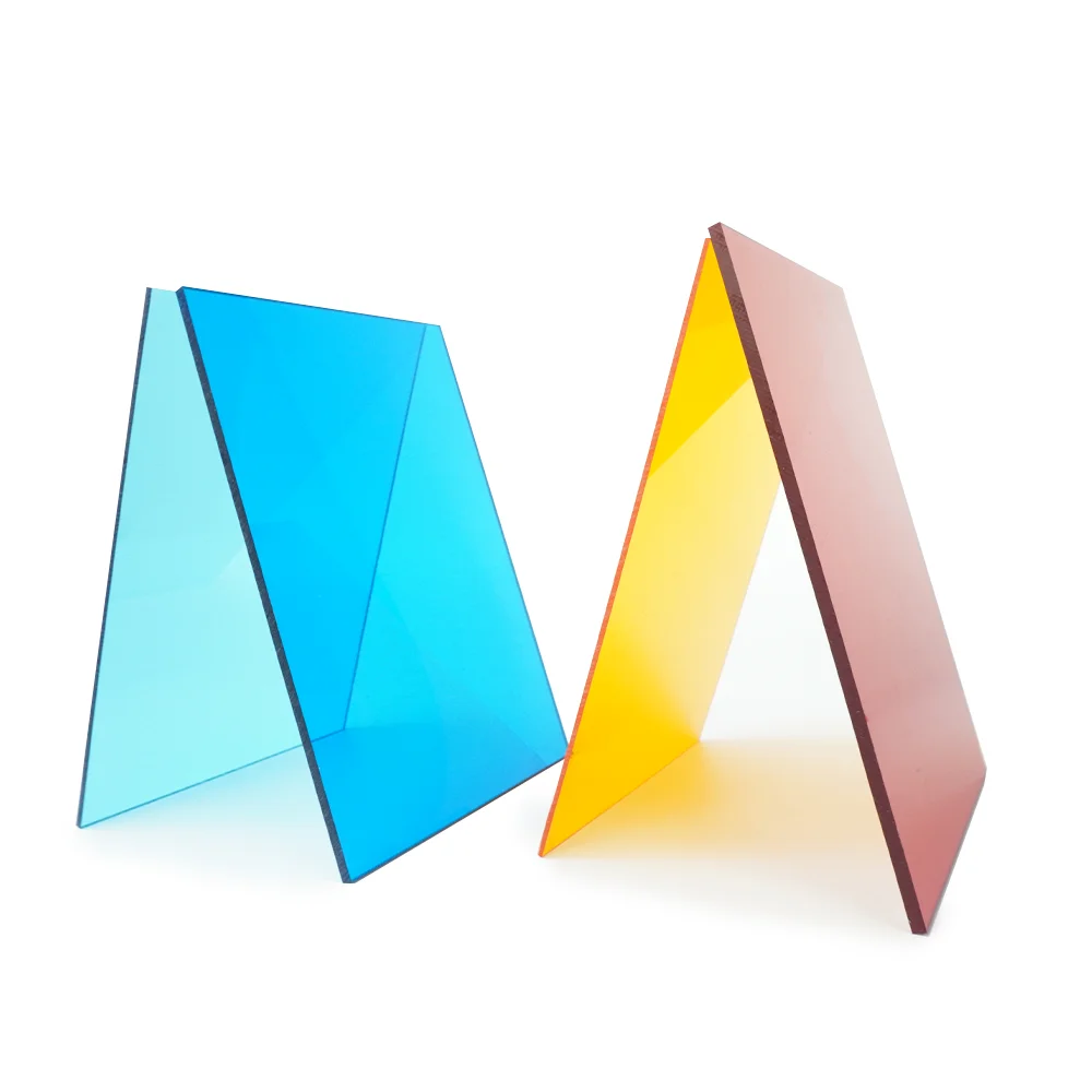 Low Price 1mm-12mm Flat Clear Hard Boards Panels PC Custom Multi-Colors Skylight Roof Polycarbonate Solid Sheet