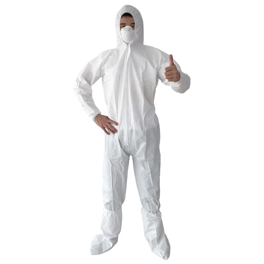 Disposable Overall Coverall Sterile Clean Room PP Coveralls