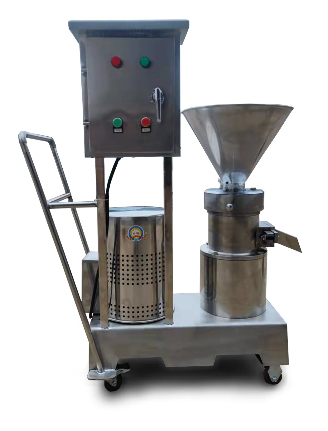 Nut Grinding Combined Almond Sesame Hazelnut Paste Peanut Butter Colloid Mill