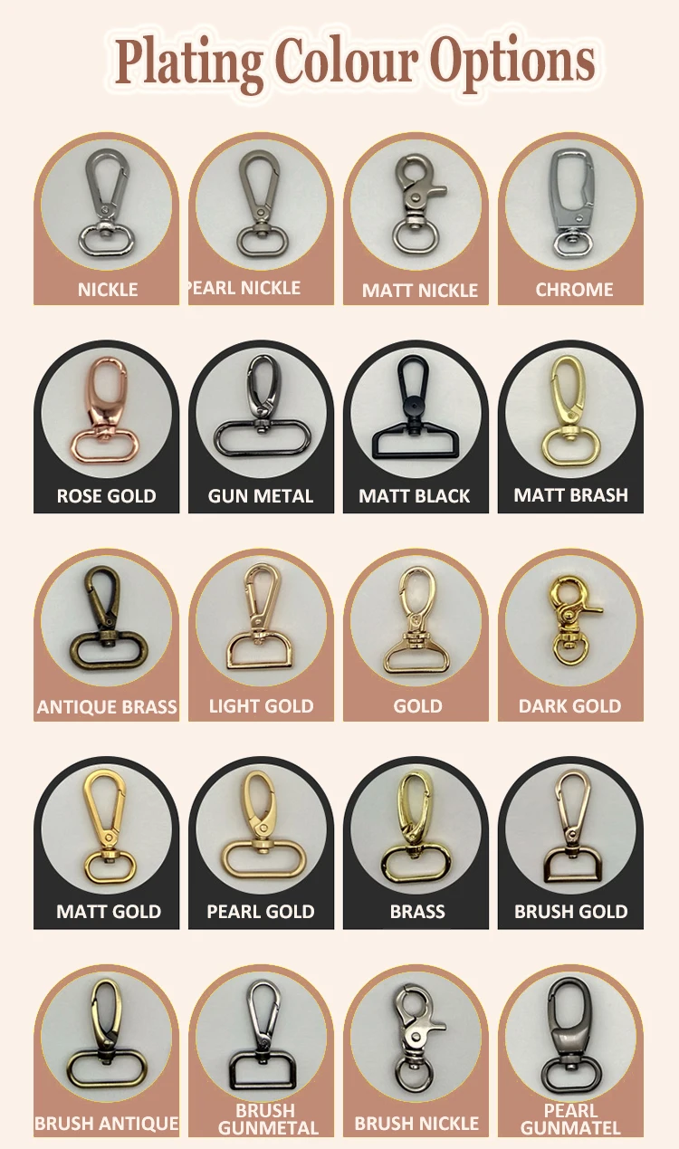 Plating colour options1