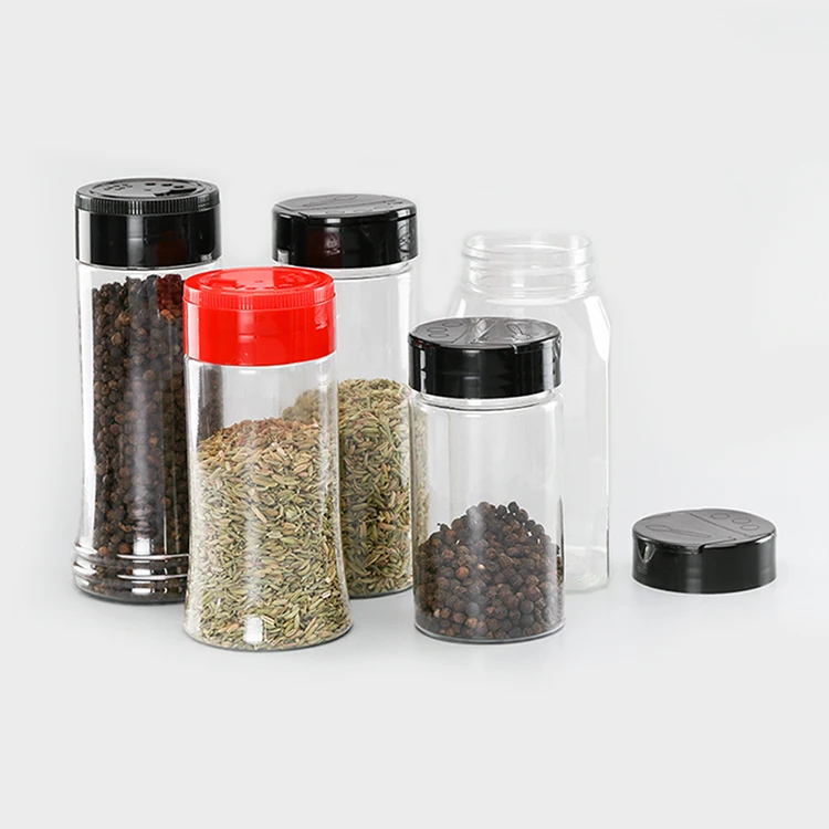 High quality plastic jar for spices 300 ml