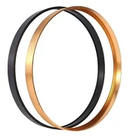 Custom Hot Sale Good Quality Mirror Frame Gold Luxury Aluminium Frame for Mirror Round Oval Hexagon Octagon