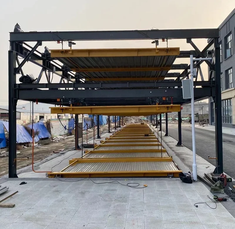 3 layer Mechanical puzzle Parking system for safe parking garage equipment for commercial parking solution from Chinese supplier