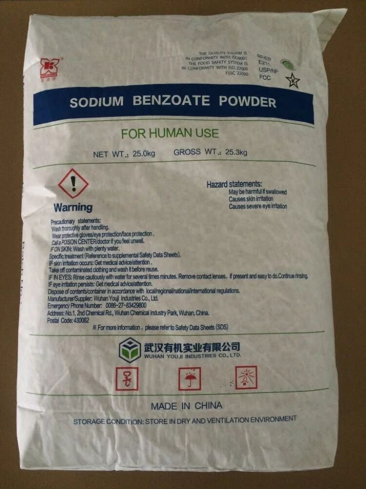 Food Grade High Purity Preservatives MingChem Brand BP Grade  99%min Purity GranularSodium Benzoate