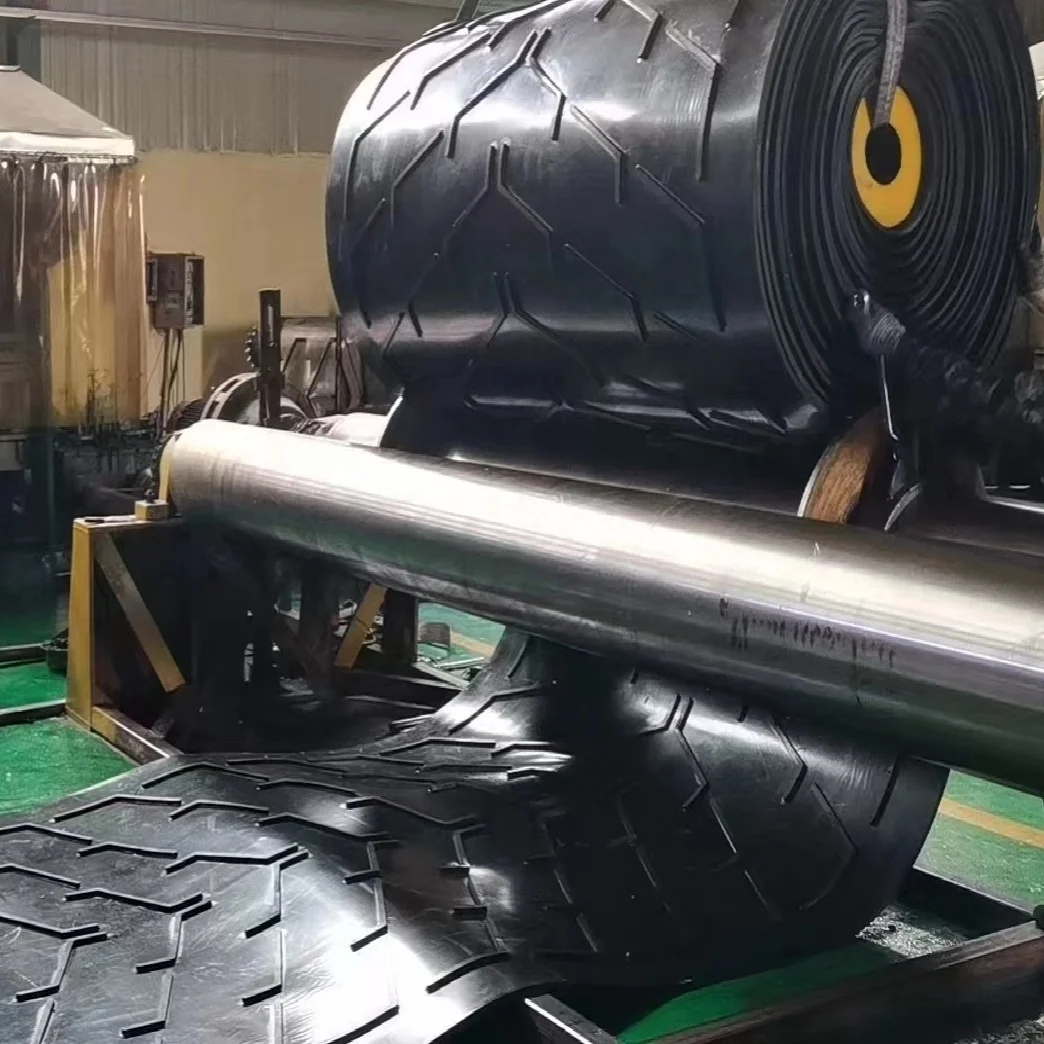 Chevron And Endless Rubber Conveyor Belt