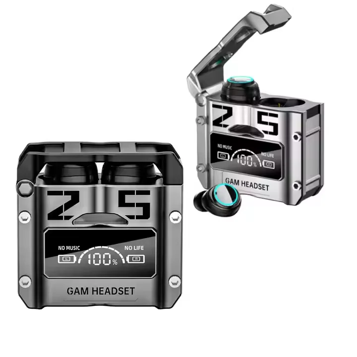 M25 TWS Wireless Bluetooth Earbuds In-Ear Sports Headset Noise Cancelling Mic LED Battery Indicator Power Bank AAC codecs Gaming