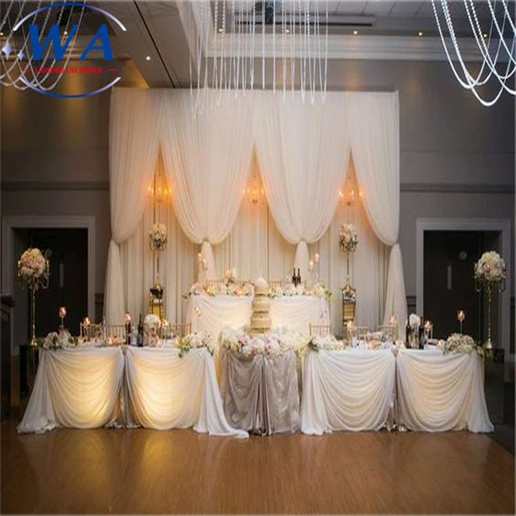Popular Pipe and Drape Set Wedding Stage Decoration Indian Curtains Backdrop Wedding Mandap