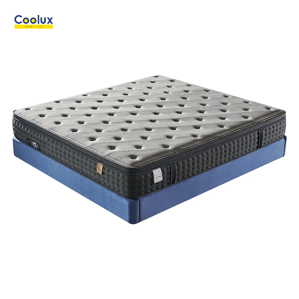 New Product King And Box Set Tanzania Pocket Single Euro Top Spring Mattress