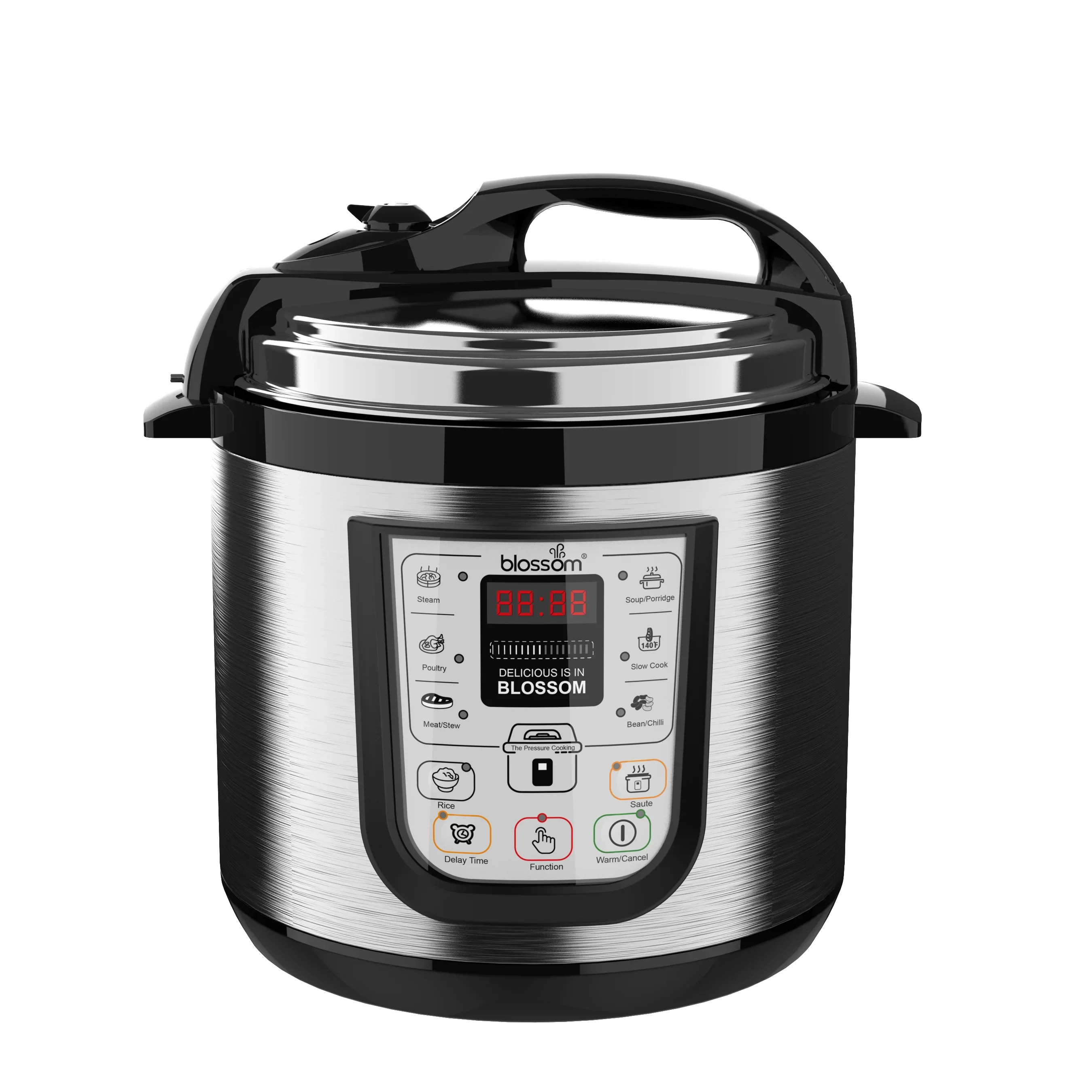 220V 50Kpa Freon-Free Aluminum Inner Pot 6L Automatic Electric Pressure Cooker Stainless Steel Multi-functional Restaurant Hotel