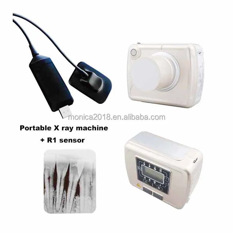 Комбинированный портативный рентгеновский аппарат + R1 стоматологический Датчик цифрового изображения Rvg