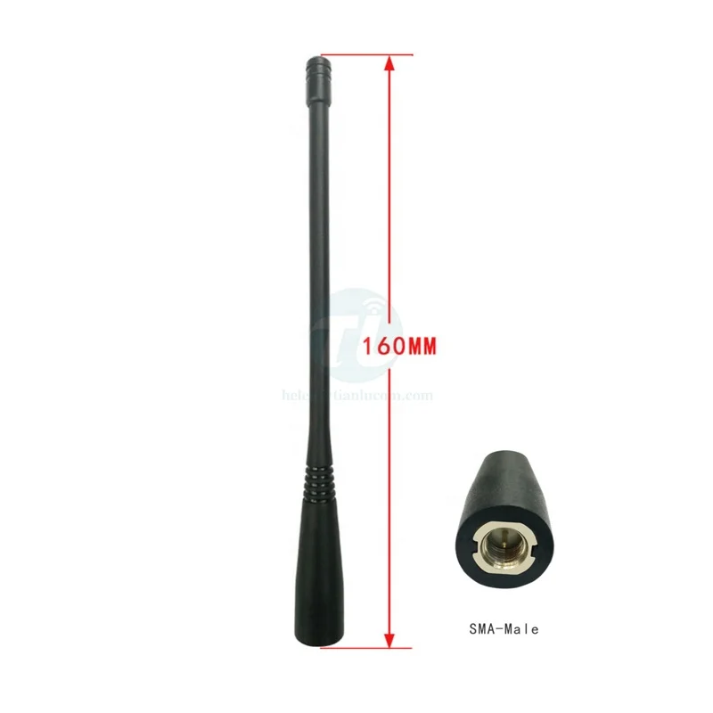 Two-way Radio Rubber Antenna Handheld small UHF 400-520MHz Antenna for Moto HT750 GP388 GP328 Transceiver Accessories Antenna