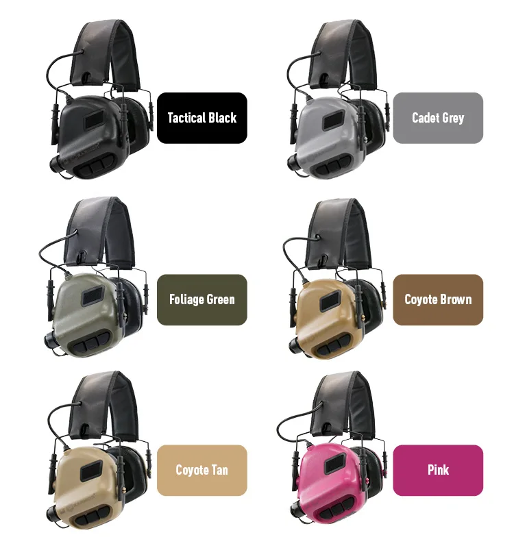 EARMOR M31 Anti-Noise Active Electronic Ear Protection Shooting ANSI CE for Hunter Training