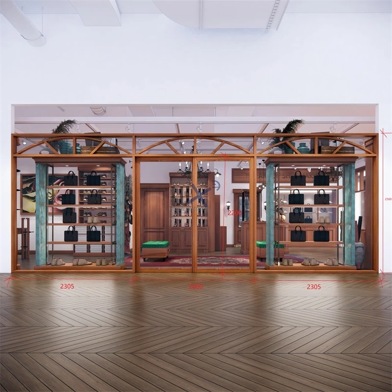 Роскошный дизайн уникальное украшение для обувного магазина витрина обуви на заказ Настольная деревянная