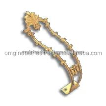 OMG Industries Brass Curtain Tieback Rosettes