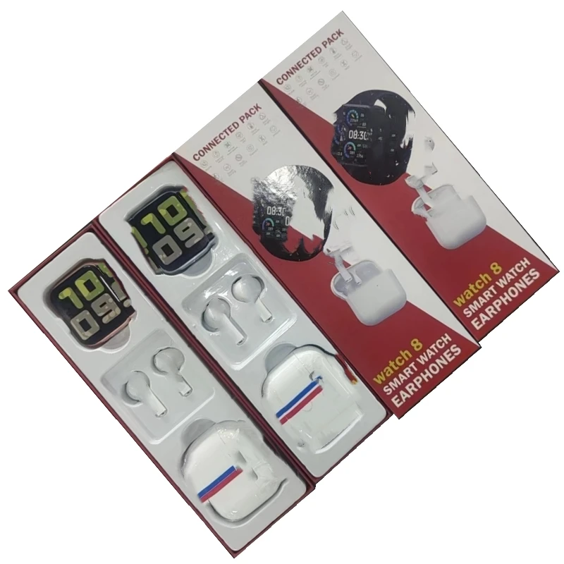 watch 8 Smartwatch Smart Watch BT call Series 7 Reloj Inteligente watch8 earphone earbuds earphone headphone headset TWS