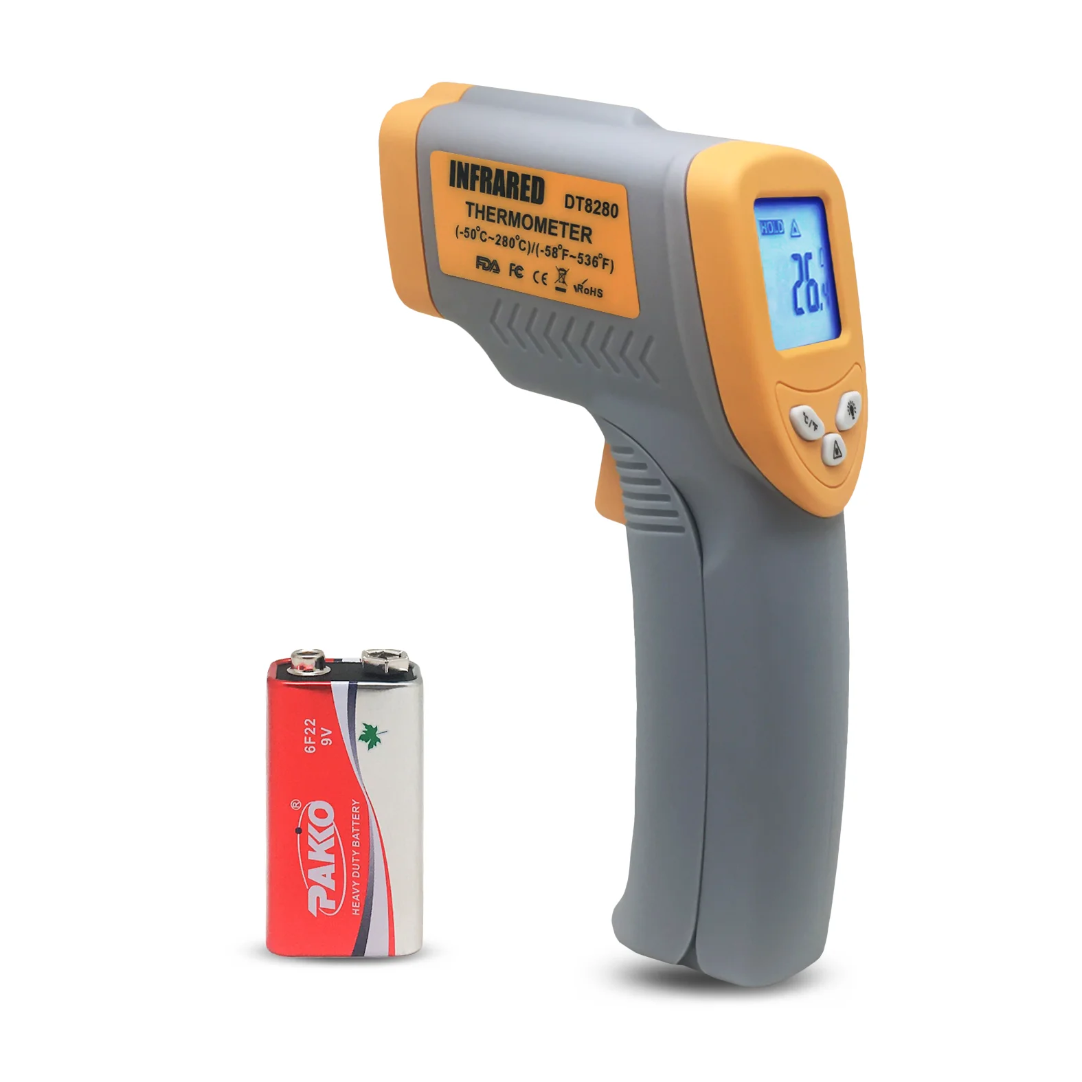 Factory Supply Non-Contact Industrial Usage Digital Infrared Laser Thermometer For industry