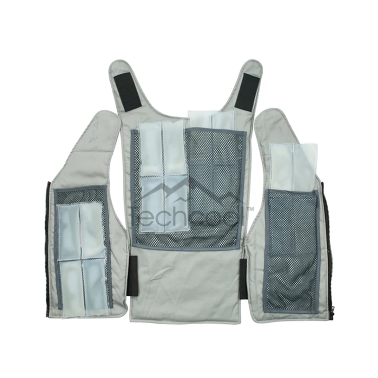 
Techcool Summer Low Body Temperature Ice Pack Cooling Vest With Gel 