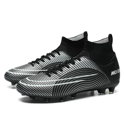 2023 New Professional Football Boots Men Women Soccer Shoes TNew Big Size 47 48 Quality Long Spikes Football Boots Soccer Shoes