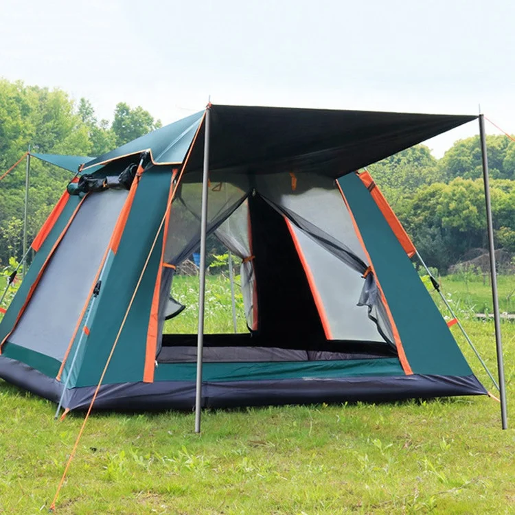 Foldable Automatic Portable Pop Up Family 2X2 3X3 Camping Tents 6 Persons Tent For Outdoor Tents Waterproof Camping
