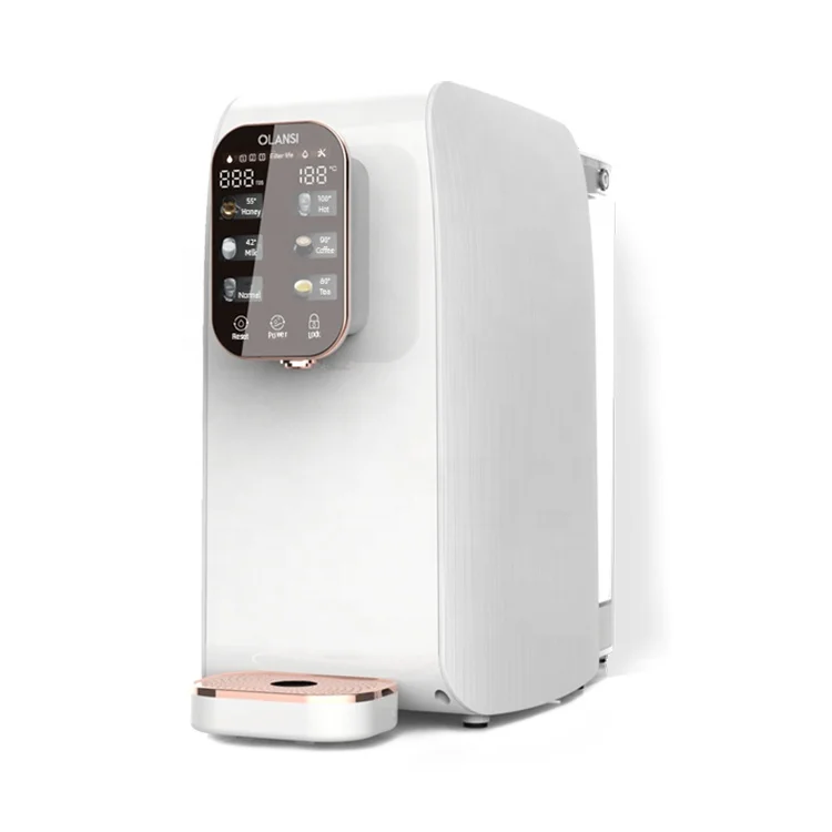 Olansi hot and warm reverse osmosis water filter dispenser household water purifier with pac composite filter