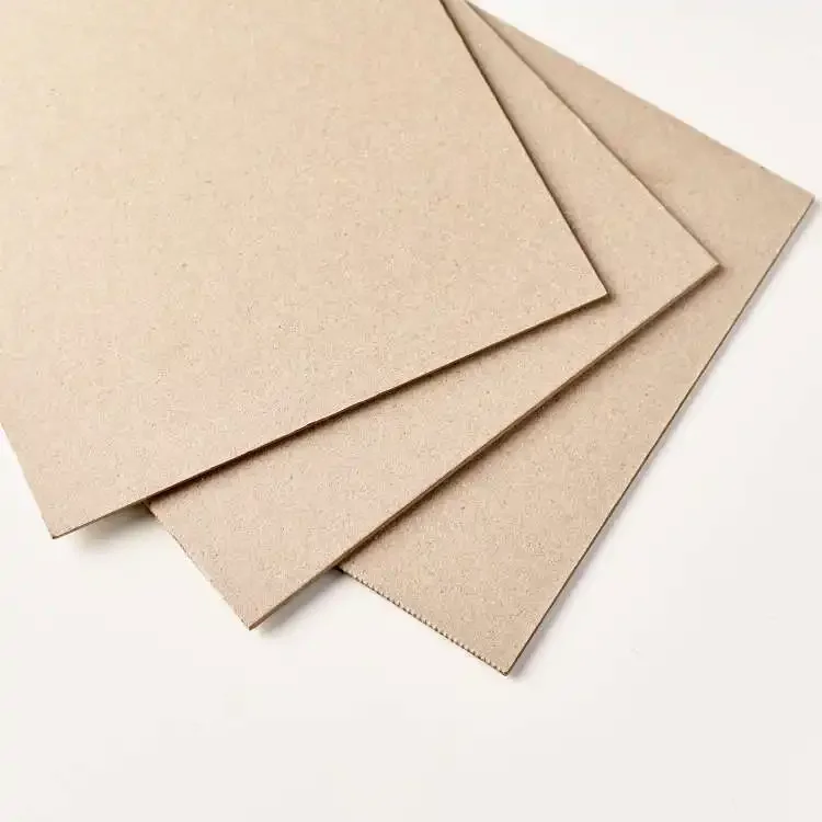 1mm 2mm 3mmm Kraft Paper Roll Brown Craft Paper Board with High Thickness Pressed Kraft Paper Board