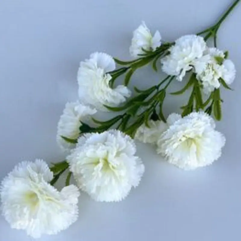 10 цветущих шелковых гвоздик искусственная Гвоздика на День матери подарок домашний Декор 85 см