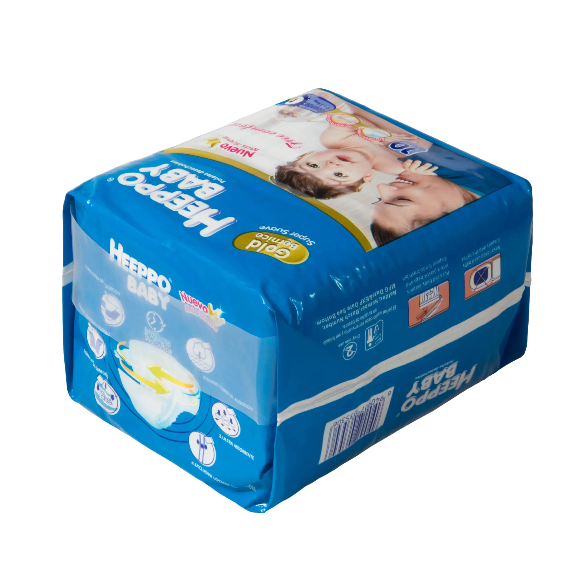 Promotional disposable breathable baby diaper Manufacturers  in China