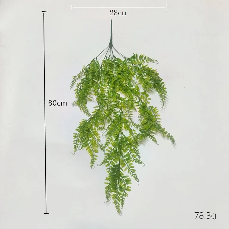 Simulated Persian leaf wall hanging Persian rattan for home fake leaves simulated plants green plants decorative plastics plants