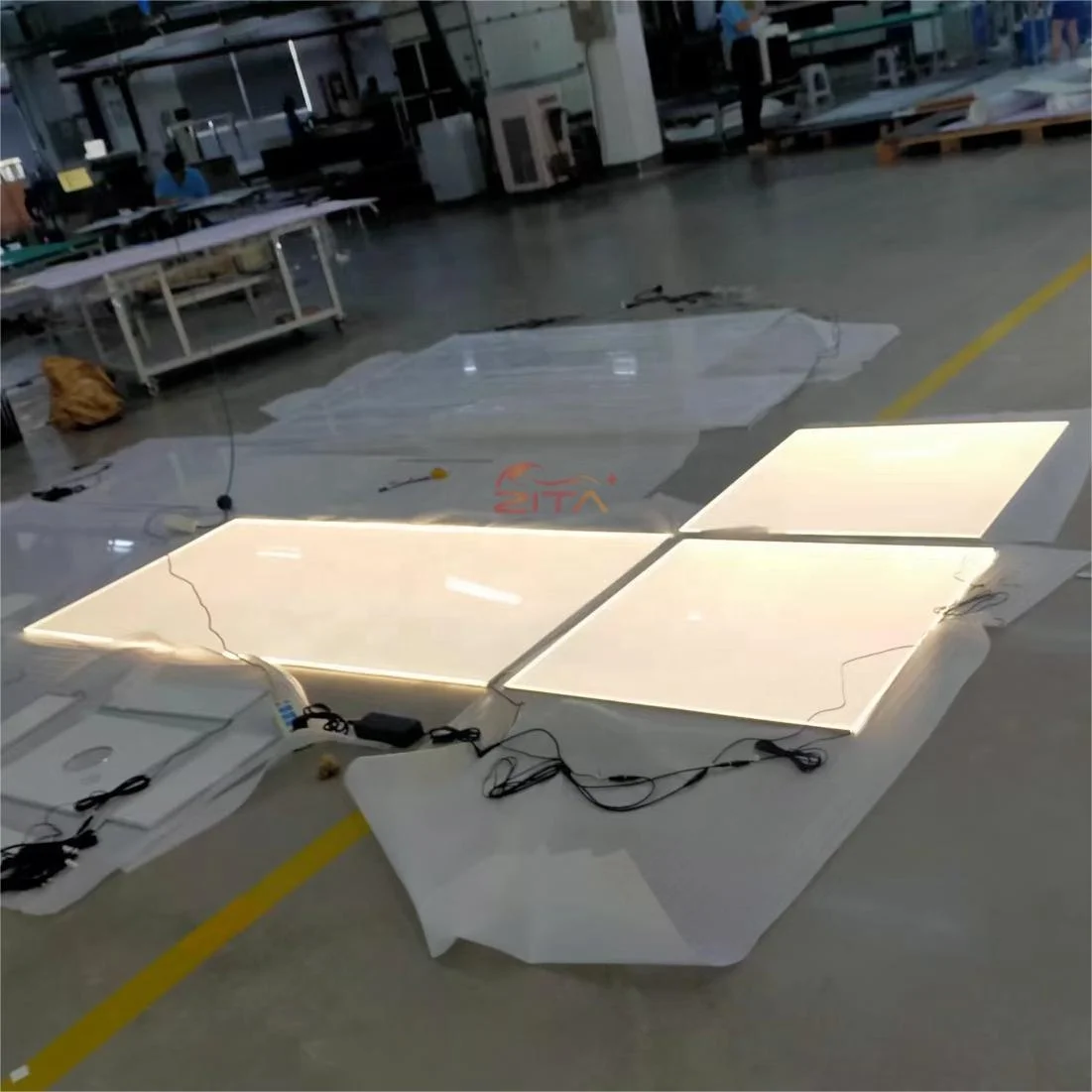 Горячая распродажа высокая яркость Luxsheet акриловая светодиодная световая панель для настраиваемых светодиодных панелей