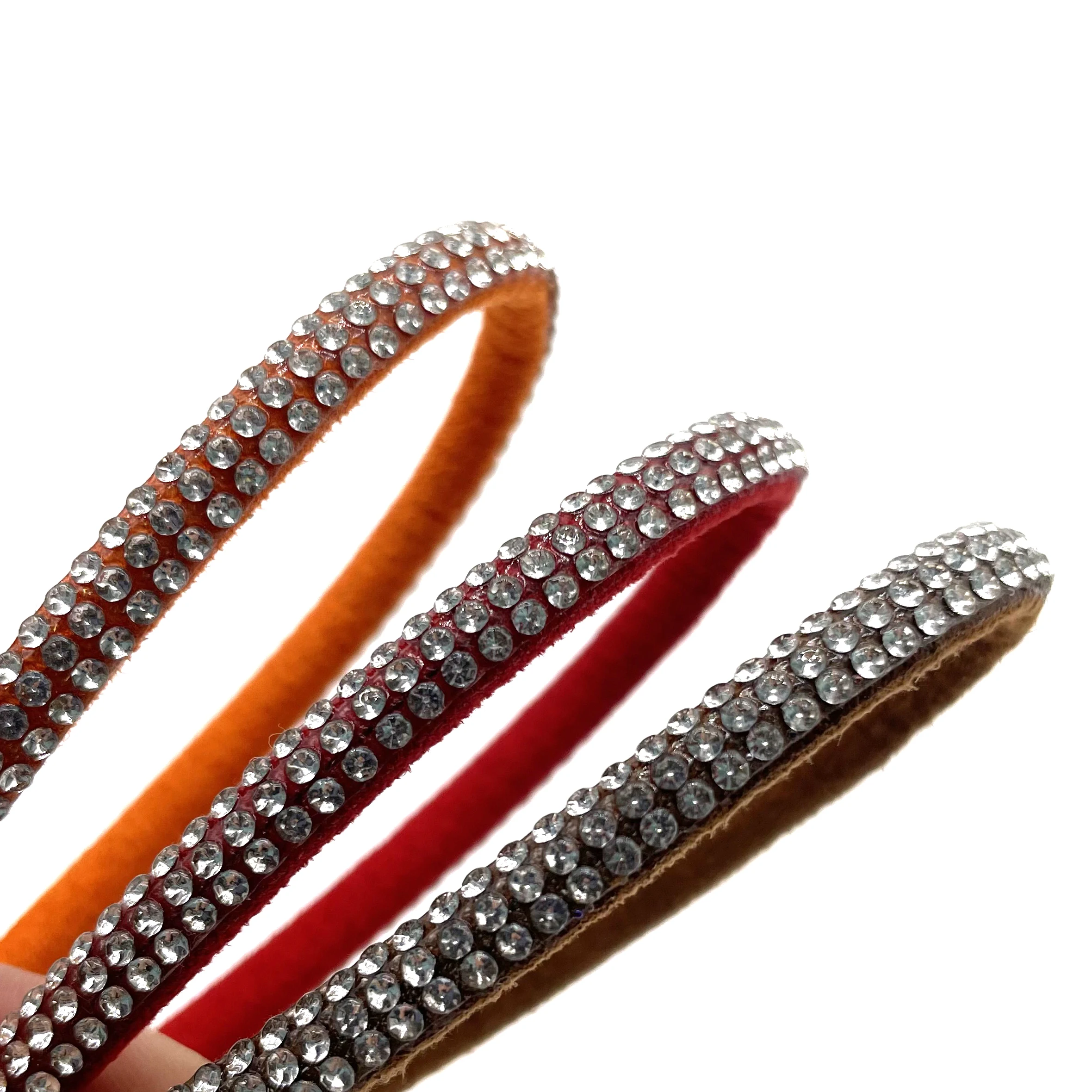 Rhinestone Cord For Hoodies Crystal Rhinestone Rope Tube For Shoe Lace rhinestone shoe accessories