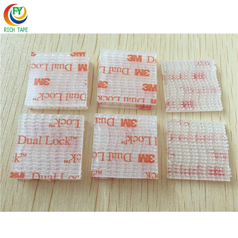 Heavy Duty Double Sided Acrylic Adhesive Hook Loop Tape Industrial Strength SJ3560 for Masking Stick-On Polyester Material