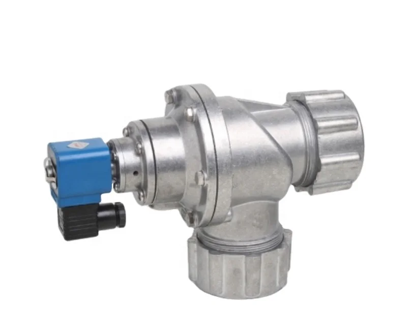 Filter supplies Solenoid diaphragm pulse valve 24VDC right angle With nut DMF-ZM-40 1.5 inch IP65 for factory dust collector