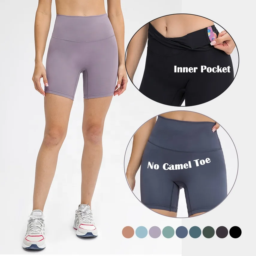 High Waist Summer Women Custom Running Athletic Workout Gym Biker Shorts