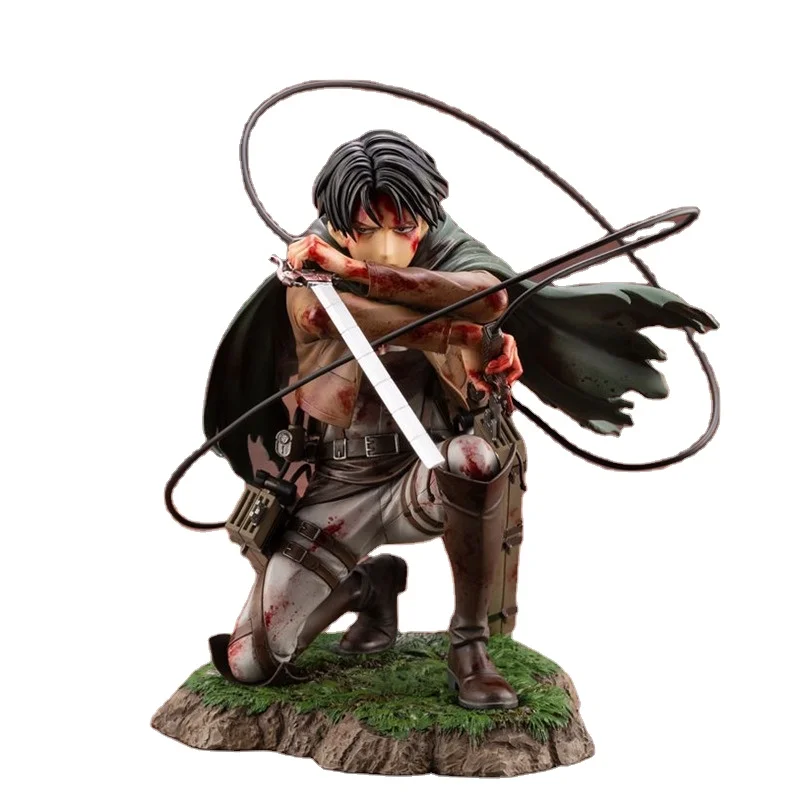 Action Figure Package Ver. PVC Action Figure Toys Collection Model Doll Gift Anime Figure Attack On Titan Artfx J Levi Ackerman