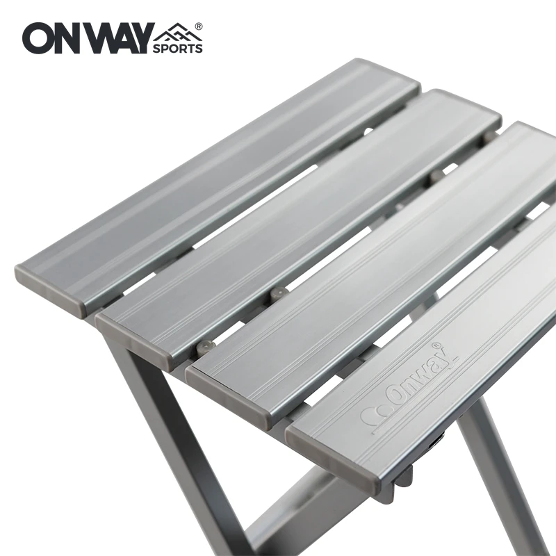 OnwaySports Outdoor Portable Lightweight Aluminum Fishing Camping Folding Stool