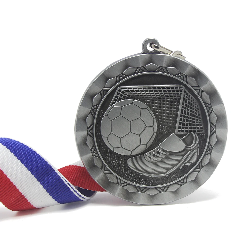 Custom Wholesale Sports Meeting Football Medals Promotion Souvenir American Football Games Metal School Medal Soccer Medals