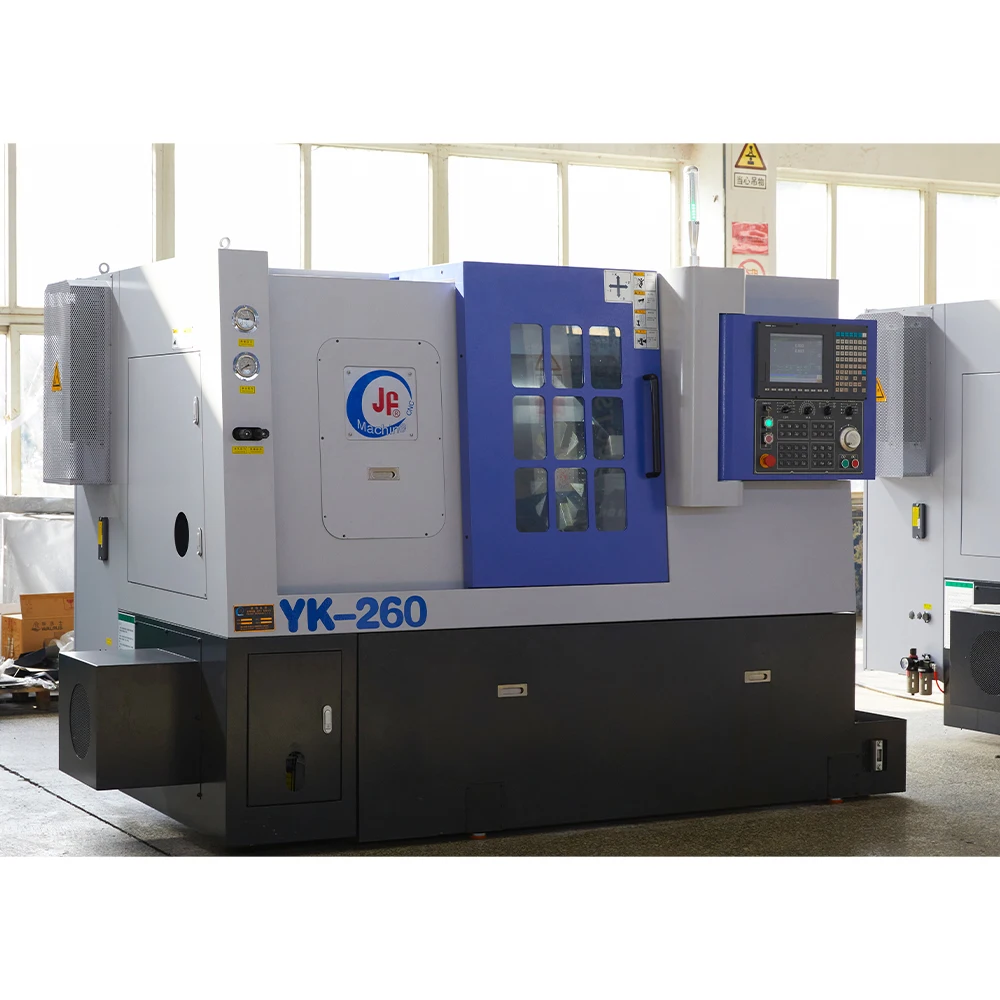 JINN FA YK-260 Brake Rotor Milling Combo Japan Fanuc Uses Wide Range Of Operating Systems Metal Cutting Slant Bed CNC lathe