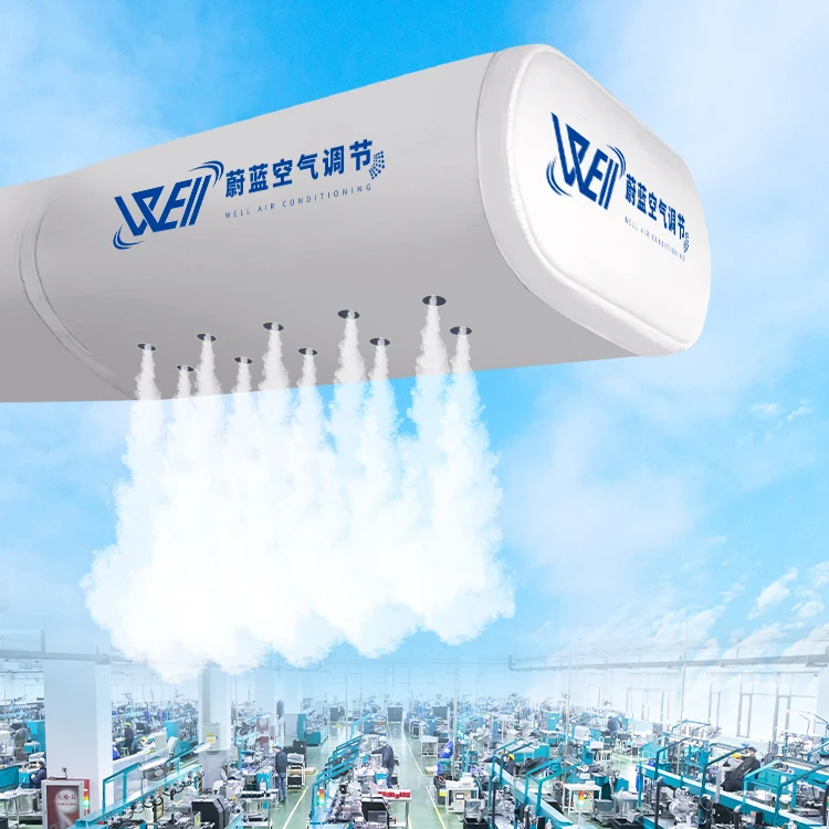 Flame Retardant Air Sock Duct Rubber and Plastic Composite Insulated Air Duct for Production Workshop